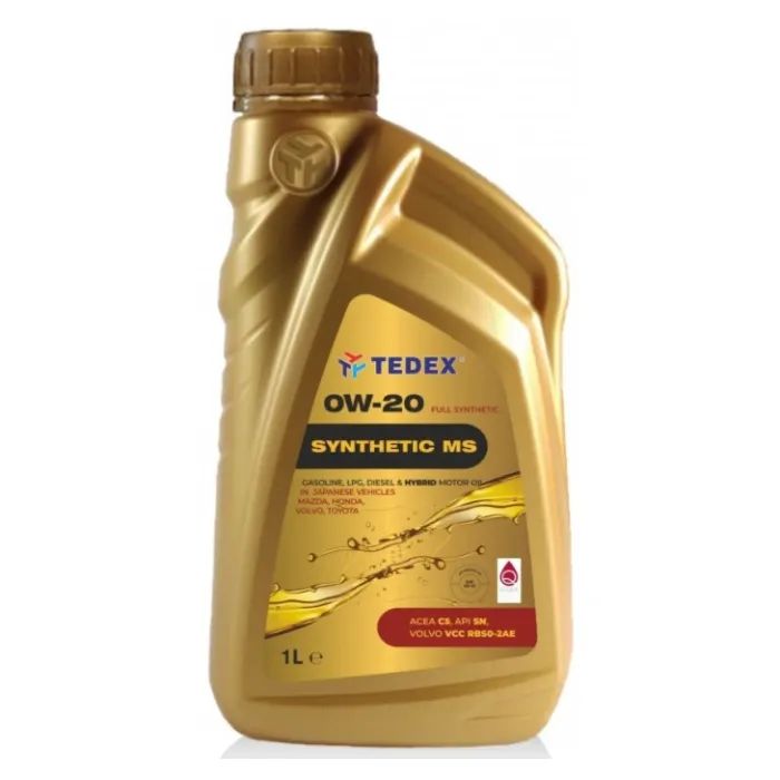 Моторное масло TEDEX SYNTHETIC (MS) MOTOR OIL 0W20 - 1л