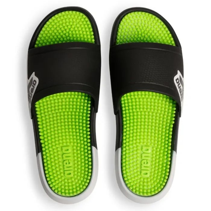 Шлепанцы Arena Marco Active 009279-120 чорний, зелений 45 (3468337513469) изображение 2