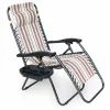 Крісло складане Voltronic 1800х650х1150мм Brown/White (YT36696)