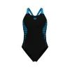Купальник Arena Openings Swimsuit V Back Lb 008063-580 чорно-бірюзовий 38 (3468337415817) зображення 3