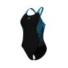 Купальник Arena Openings Swimsuit V Back Lb 008063-580 чорно-бірюзовий 38 (3468337415817) зображення 4