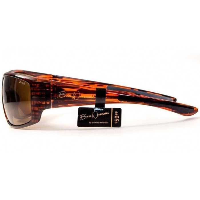 Солнцезащитные очки BluWater 2в1 Babe Winkelman Polarized Коричневые (4ВИН3-Ч50П) изображение 3