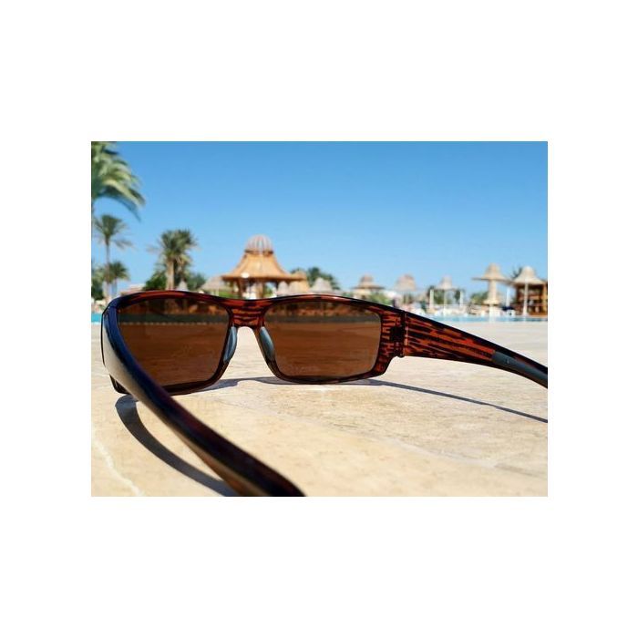 Солнцезащитные очки BluWater 2в1 Babe Winkelman Polarized Коричневые (4ВИН3-Ч50П) изображение 7