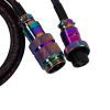 Дата кабель USB-C + USB A to USB-C 1.08m Premium Coiled Aviator black Keychron (CAB7_KEYCHRON) зображення 3