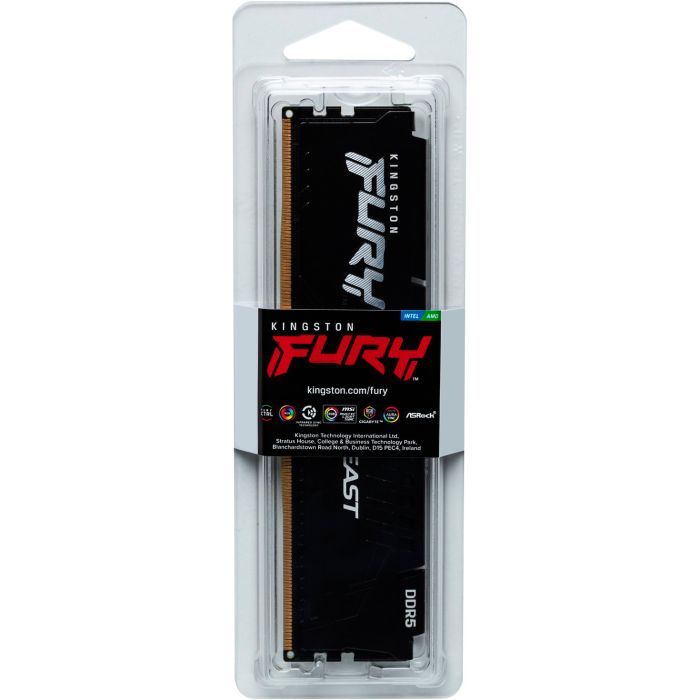 Модуль памяти для компьютера DDR5 32GB 5600 MHz Beast EXPO Black Kingston Fury (ex.HyperX) (KF556C40BB2-32) изображение 5