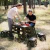 Стілець складаний Tribe Camp Chair Low пластиковий Black (T-EF-0001-black) зображення 11