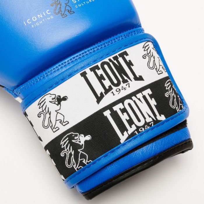 Боксерские перчатки Leone GN208 Iconic Blue 12 унцій (GN208_Blue_12oz) изображение 8