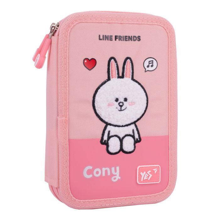 Пенал Yes Line Friends Pretty Choco and Cony HP-01 твердий подвійний (533638)
