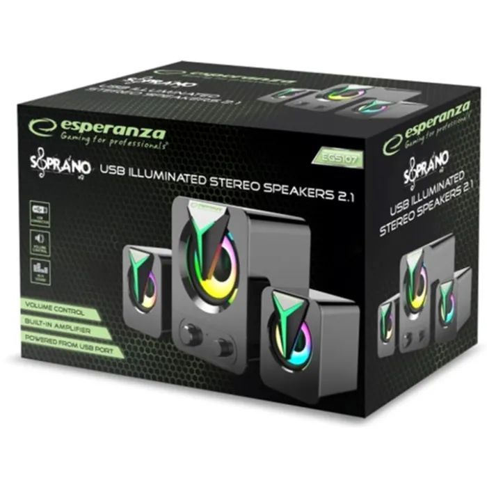 Акустична система Esperanza Speakers EGS107 RainbowSoprano (EGS107) зображення 4