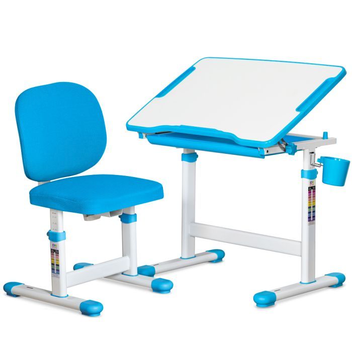 Парта со стулом Evo-kids Evo-06 Plus Blue (Evo-06 Plus BL)