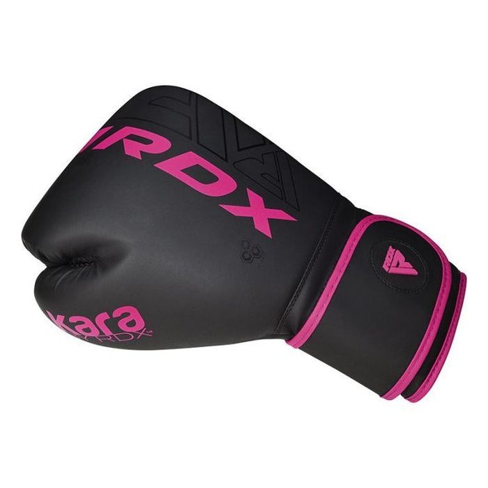 Боксерские перчатки RDX F6 Matte Pink 12 унцій (BGR-F6MP-12OZ) изображение 3