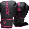 Боксерские перчатки RDX F6 Matte Pink 8 унцій (BGR-F6MP-8OZ)