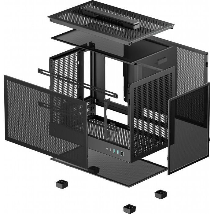 Корпус Deepcool CH160 Mesh Black (R-CH160-BKNMI0-G-1) зображення 10