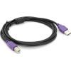 Кабель для принтера USB 2.0 AM/BM 1.5m ferrite black Ritar (YT-AM/BM-1.5MB) изображение 2