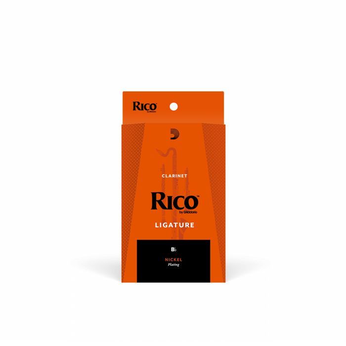 Лигатура для кларнета D'Addario Rico Ligature For Bb Clarinet Nickel-Plated (RCL1LN) изображение 2