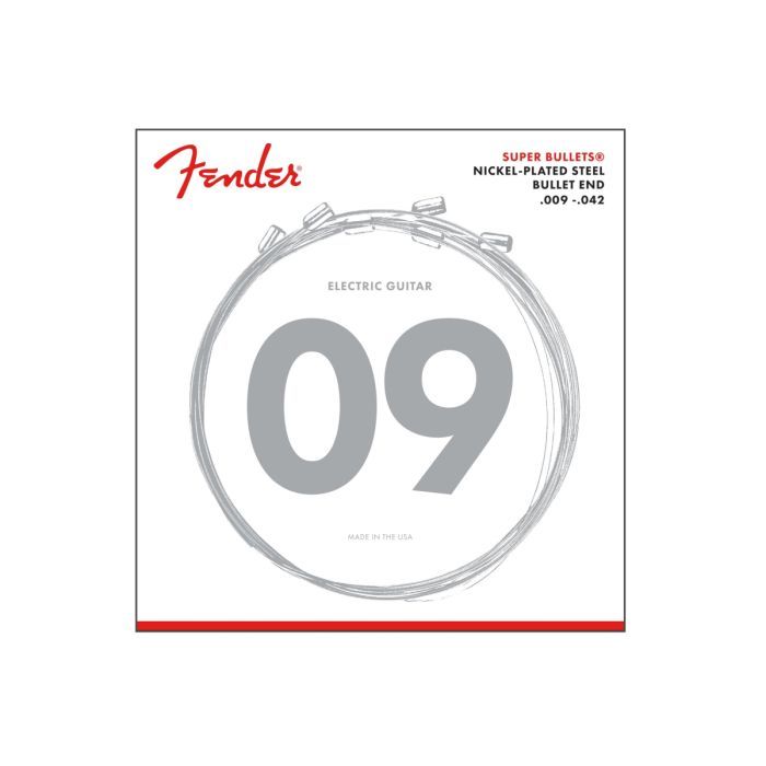 Струны для гитары Fender 3250L Super Bullets Nickel-Plated Guitar Strings (09-42) (A009841)