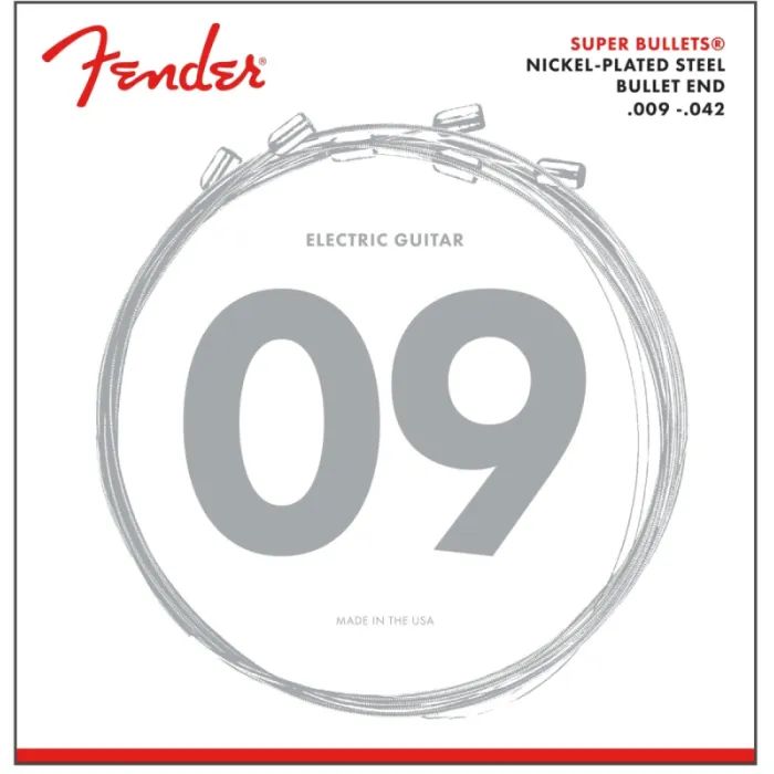 Струны для гитары Fender 3250L Super Bullets Nickel-Plated Guitar Strings (09-42) (A009841)