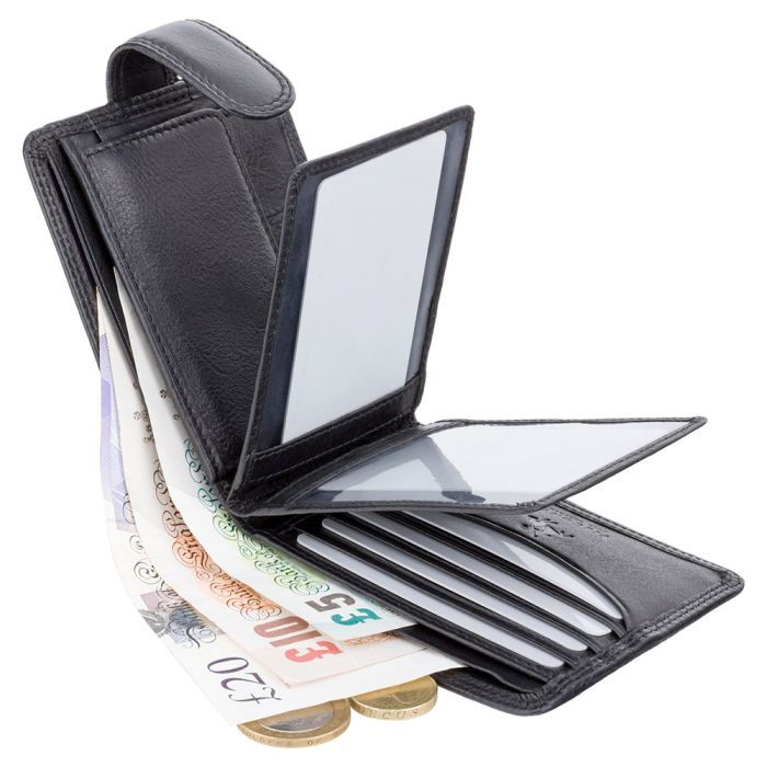 Гаманець Visconti HT13 Strand з RFID Black (HT13 BLK) зображення 4