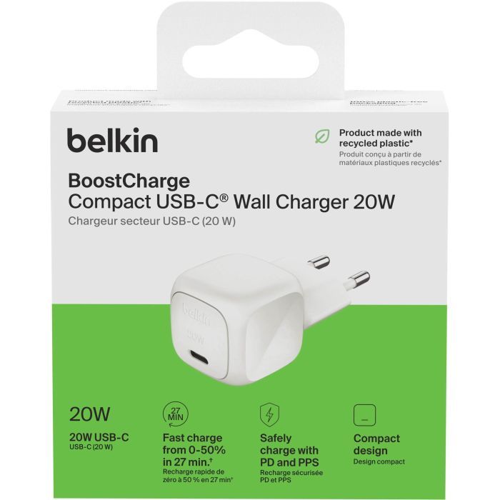 Зарядное устройство Belkin USB-C PD20W PPS white (WCA009KQWH) изображение 5