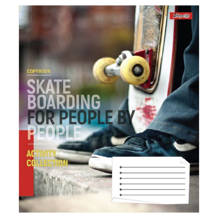 Зошит 1 вересня Skateboardingg А5 60 аркушів клітинка (768178) зображення 5