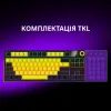 Клавиатура Lorgar KBP70TKLW Wireless TKL Mechanical Pro UA Black/Yellow (LRG-KBP70TKLW-YL-US) изображение 12