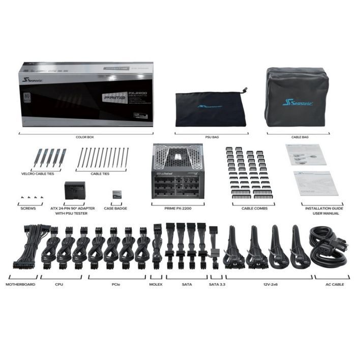 Блок живлення Seasonic 2200W (PRIME PX 2200-ATX31) зображення 12