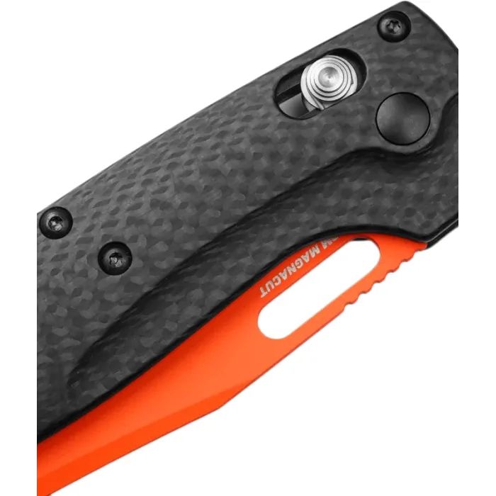 Нож Benchmade Taggedout Orange Carbon Fiber (15535OR-01) изображение 3