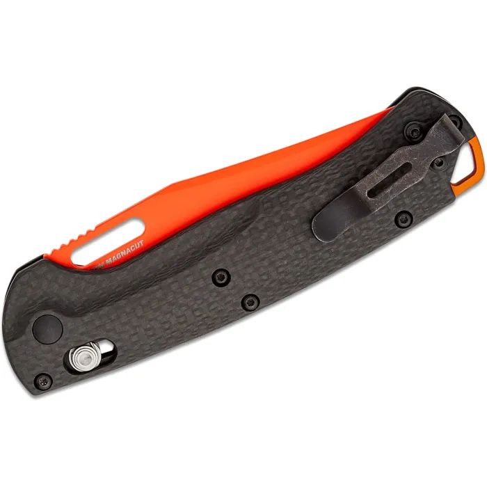 Нож Benchmade Taggedout Orange Carbon Fiber (15535OR-01) изображение 5