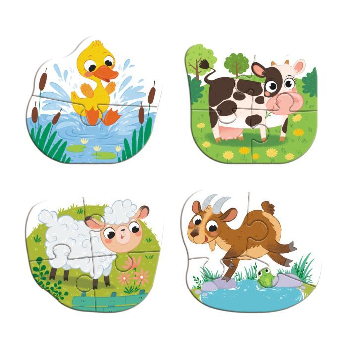 Пазл DoDo 4 в 1 Baby puzzle. День на фермі (300687) зображення 3