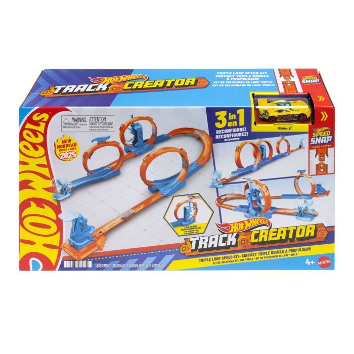 Автотрек Hot Wheels Track creator Потрійна петля (JDW39) зображення 5