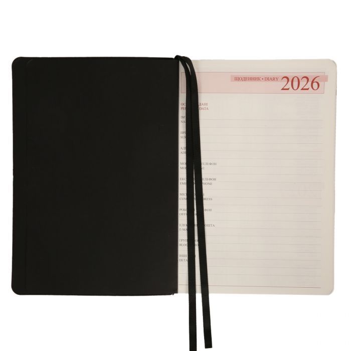 Еженедельник Leo planner А5 датированный 2026 "Enigma", мягкий, черный, 368 страниц (252700) изображение 5