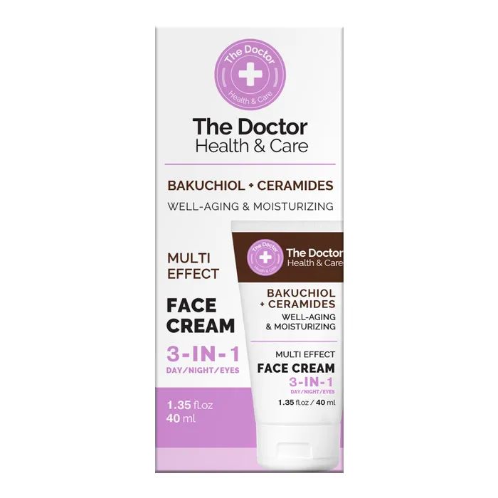 Крем для обличчя The Doctor Health & Care Bakuchiol + Ceramides Face Cream 3в1 40 мл (5901845509343)