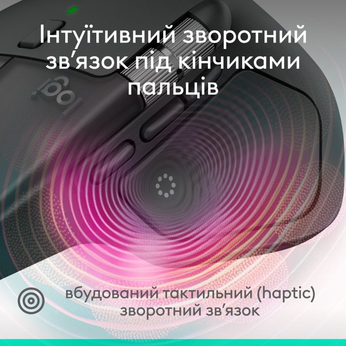Мышка Logitech MX Master 4 for Business Wireless/Bluetooth Graphite (910-007617) изображение 9
