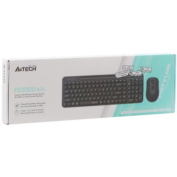 Комплект A4Tech FG3300 Air2 USB UA Grey (4711421997416) изображение 9