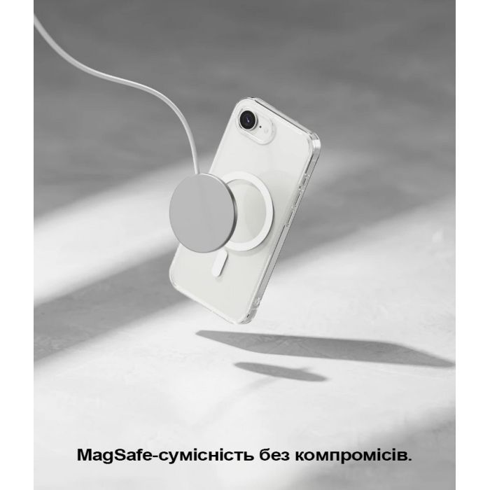 Чохол до мобільного телефона BeCover Space Case MagSafe Apple iPhone 16e Transparent (713884) зображення 3