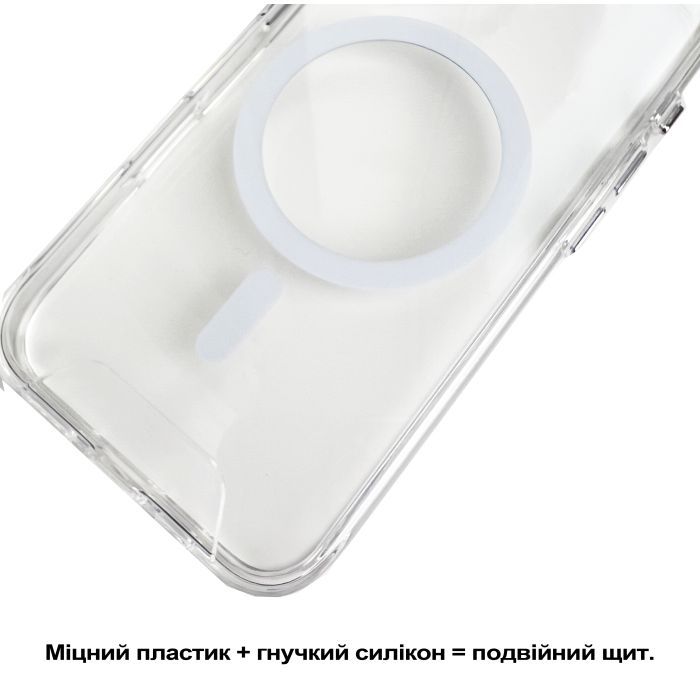 Чохол до мобільного телефона BeCover Space Case MagSafe Apple iPhone 16e Transparent (713884) зображення 4