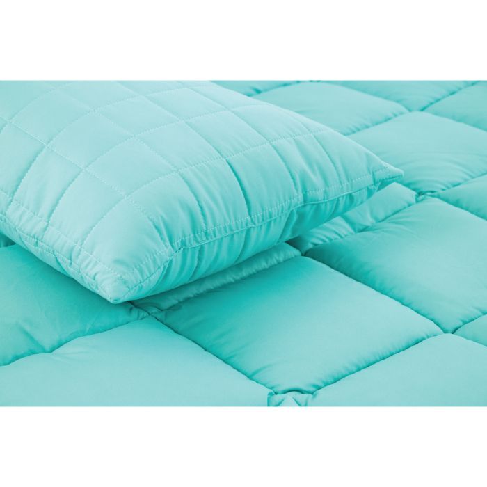 Одеяло Руно набор одеяло силиконовая зима Mint 140х205+1 подушка 50х70 (924.52_Mint) изображение 2