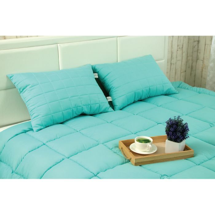 Одеяло Руно набор одеяло силиконовая зима Mint 140х205+1 подушка 50х70 (924.52_Mint) изображение 3