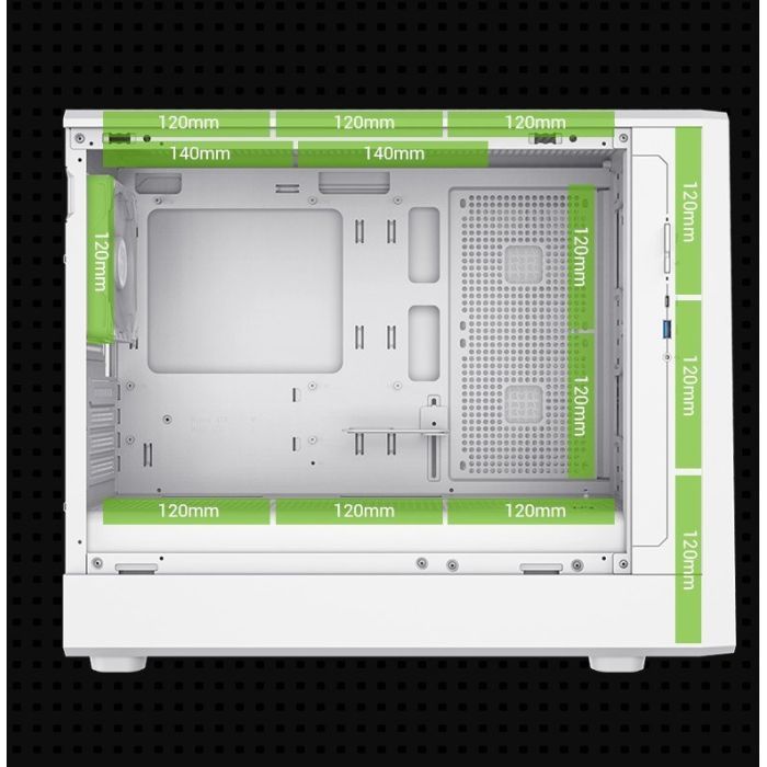 Корпус для ПК Gamemax Claw 360 WH изображение 10