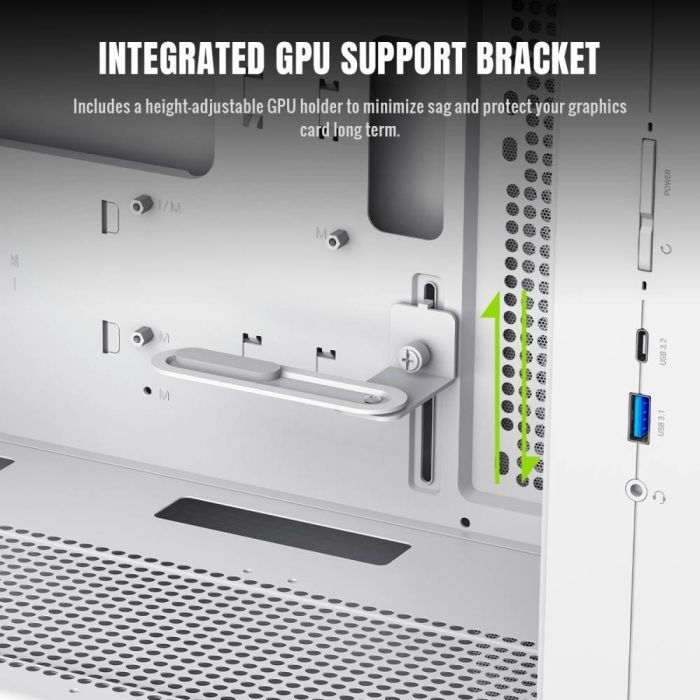 Корпус для ПК Gamemax Claw 360 WH изображение 12