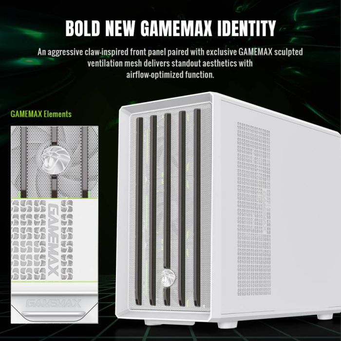 Корпус Gamemax Claw 360 WH зображення 3
