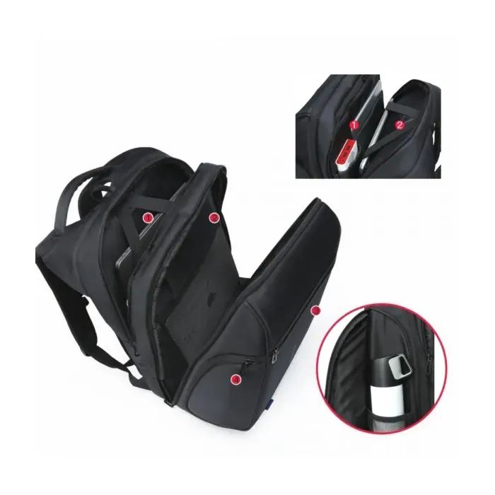 Рюкзак для ноутбука Kingsons 17" laptop backpack Black (KS3199W) изображение 12