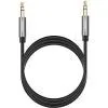 Кабель мультимедійний 3.5mm M to 3.5mm M 2.0m AV119 black Ugreen (10735) зображення 2