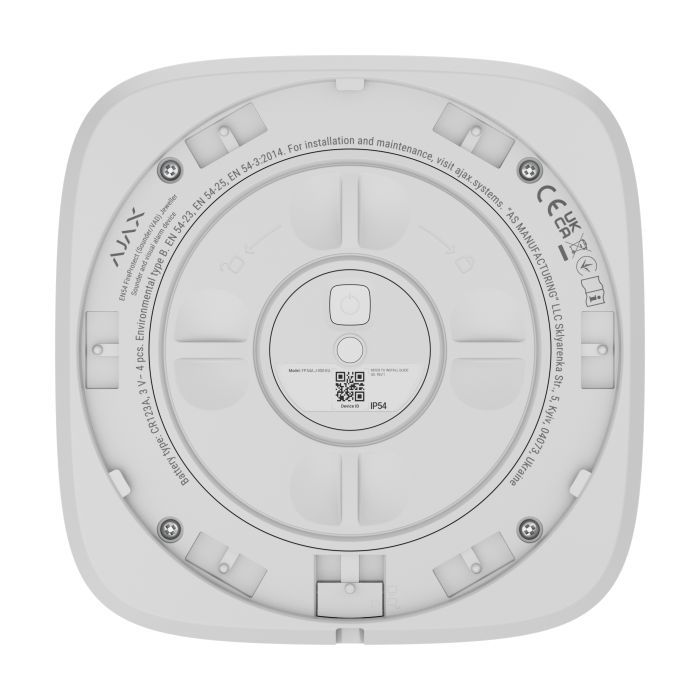 Сирена Ajax EN54 FireProtect Sounder red изображение 3