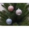 Елочная игрушка Chomik пластикові кульки комплект 6 шт, 6 см, блакитний, рожевий, сріблястий (5900779840577) изображение 4