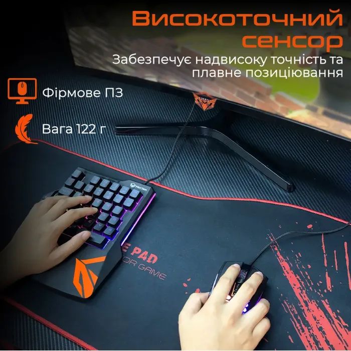 Мышка Meetion GM15 USB Black (MT-GM015-A) изображение 3