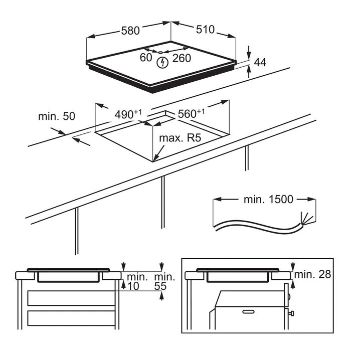 Варочная поверхность Electrolux EIS62453IT изображение 8