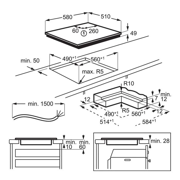 Варочная поверхность Electrolux EIS62453IT изображение 9