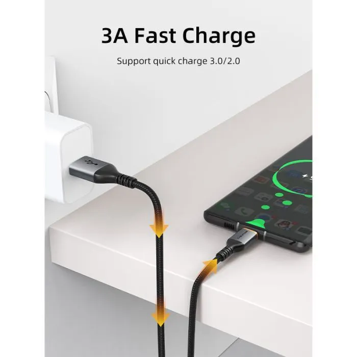 Дата кабель USB 2.0 AM to USB-C 1.5m Cabletime (CA915224) изображение 2