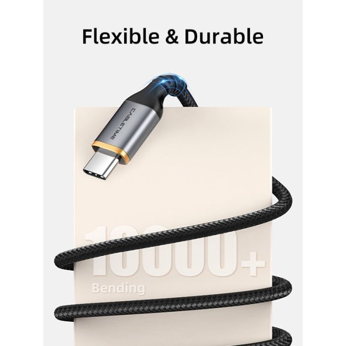 Дата кабель USB 2.0 AM to USB-C 1.5m Cabletime (CA915224) изображение 4